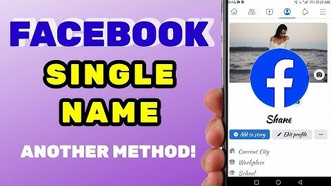 NEW! How to One Name On Facebook 2023 (Easy Way) | Single Name on Facebook 2023