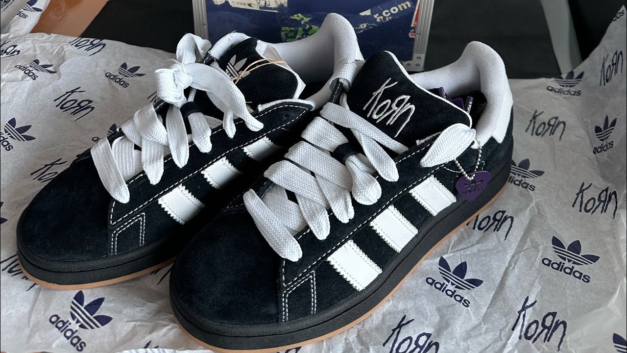 Unboxing the unreleased KORN Adidas Originals Campus 00s Black. In hand 2  months early #tobyapproved