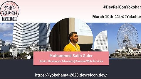 DevRelCon Yokohama 2023 interview session - Muhammed Salih Guler at Amazon Web Services