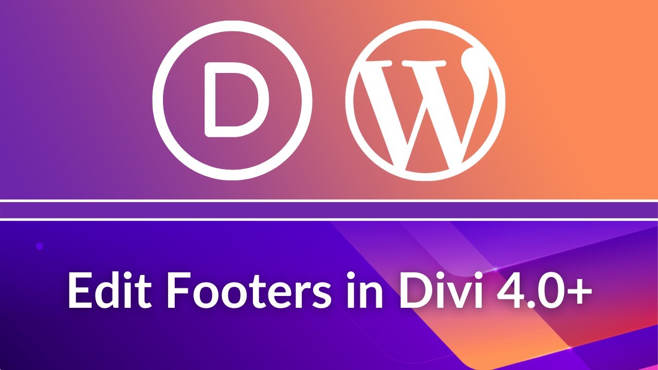 Divi Theme Tutorial: Divi Footer Customization & Editing