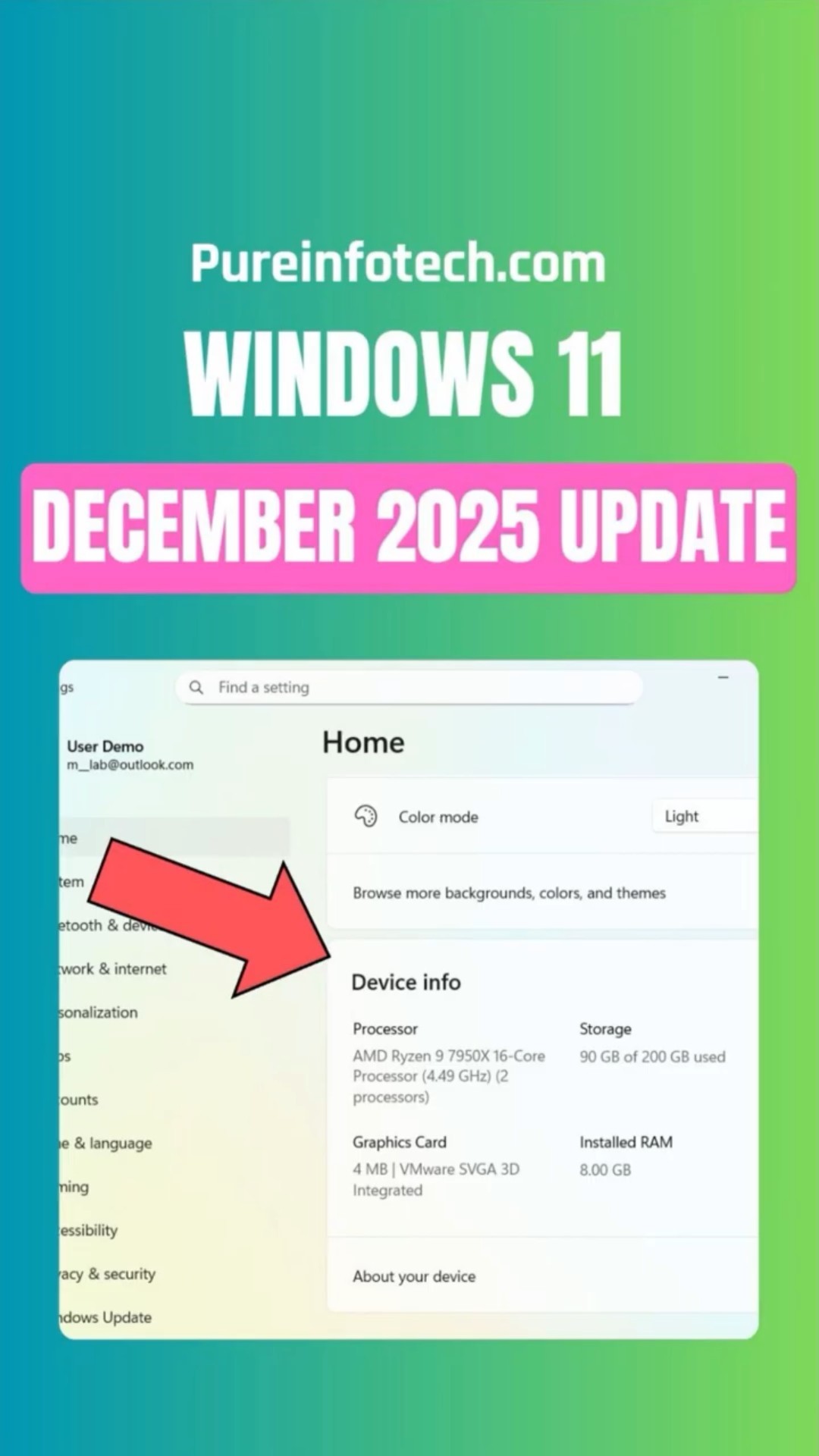 NEW! Windows 11 25H2 December 2025 Update Features – KB5072033
