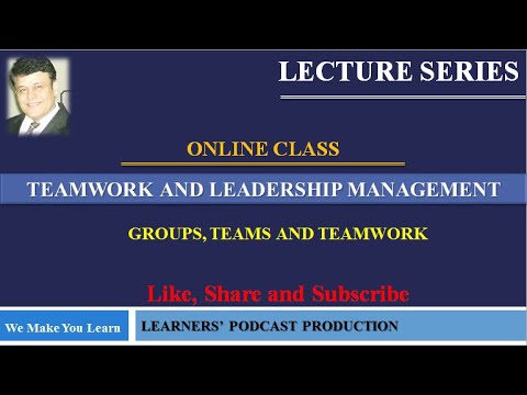 ई-क्लास: टीएनएल/पीओएम: टीमें और समूह: टीम वर्क और लीडरशिप (यूआरडीयू में)