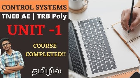 Lec 10 TNPSC + BSNL (JTO) | Previous Year Questions | Transfer Function | Control Systems in Tamil