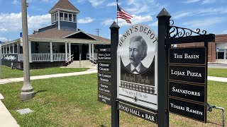 Going to Henry’s Depot Food Hall in Downtown Sanford, FL | Eating Ice Cream at the Greenery Creamy