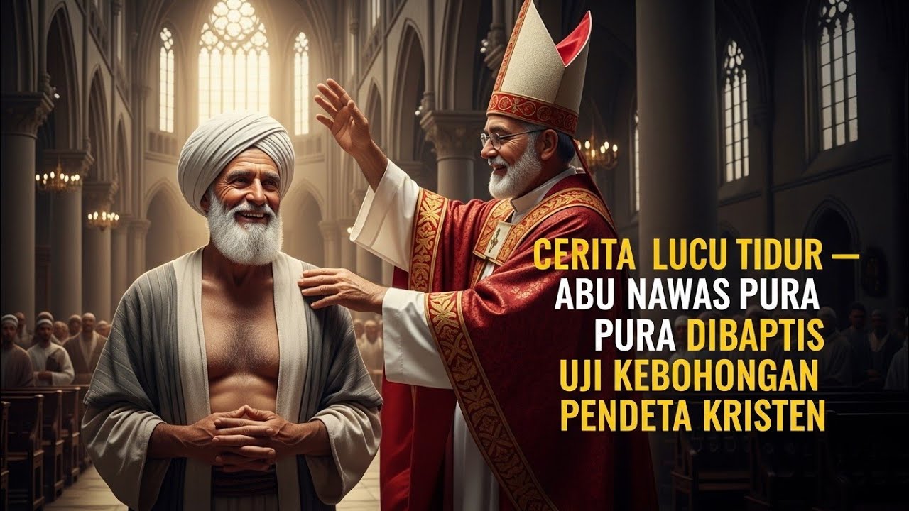 ABU NAWAS PURA PURA DIBAPTIS DEMI BONGKAR KEBOHONGAN PENDETA KRISTEN