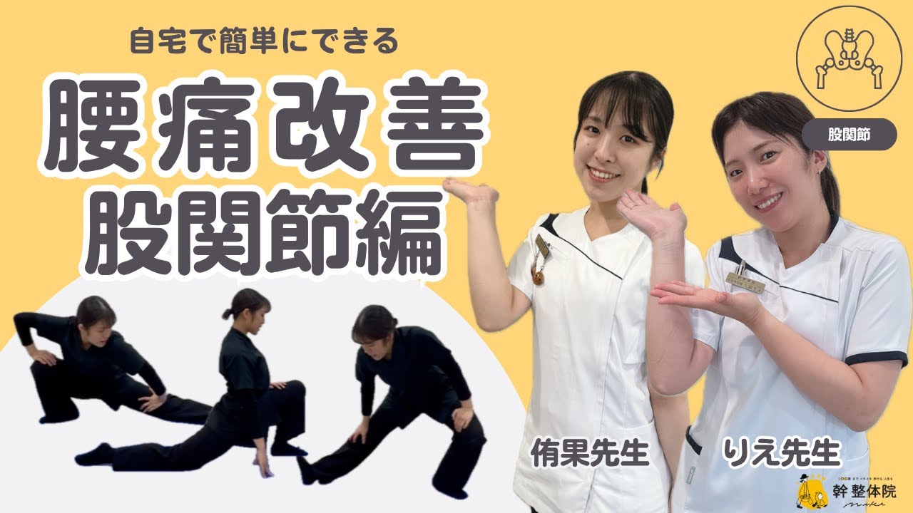 未開封品 DVD 米国発!腰痛 股関節痛完全攻略法 整体 1回4秒！これだけやってみて！【腰痛予防体操】股関節編 - YouTube