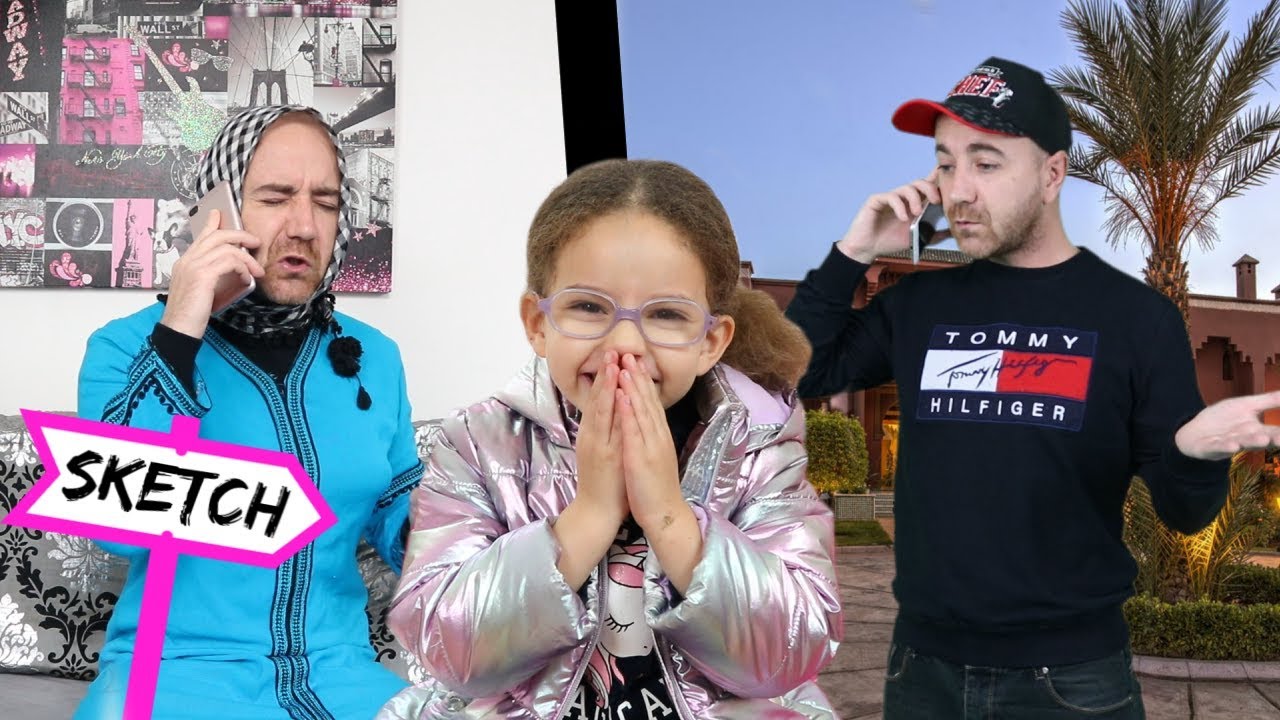 SKETCH - 📞 L'appel de TATA HABIBOUCHA à papa 😆