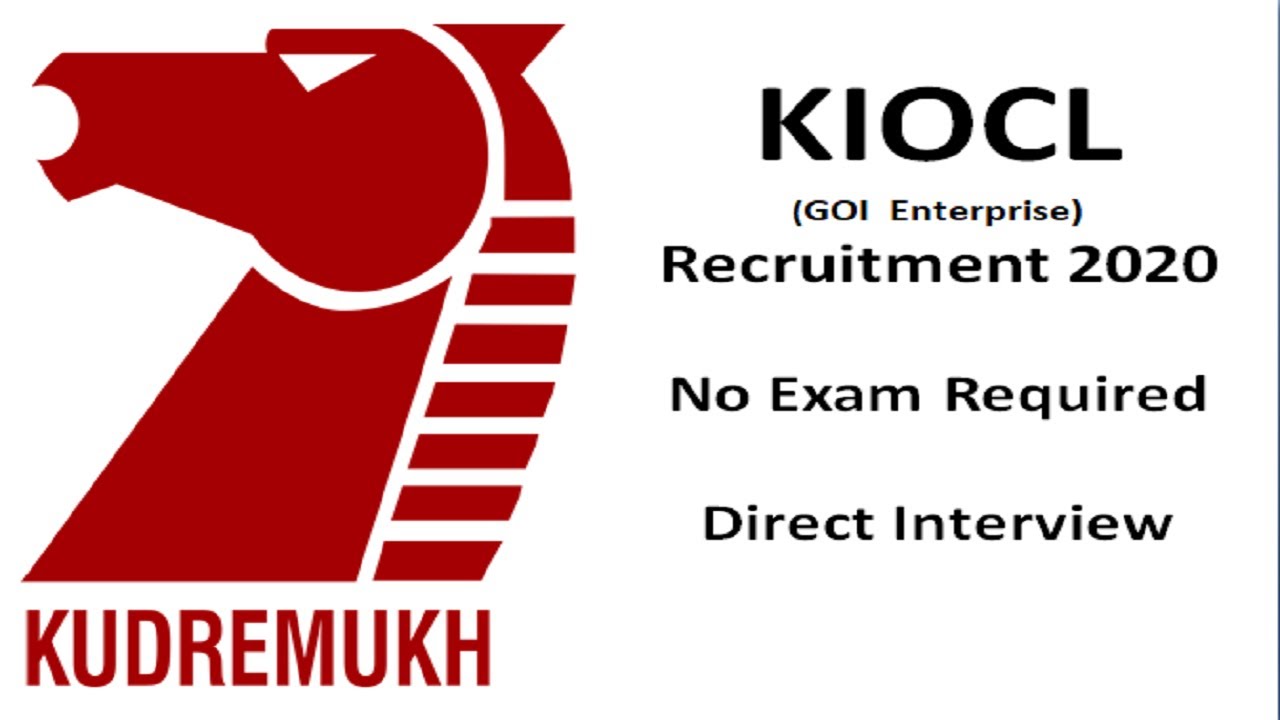 KIOCL Recruitment 2020 | Freshers can apply | Government job | No experience | No exam