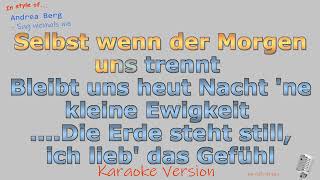 Andrea Berg - Sag niemals nie - Instrumental und Karaoke