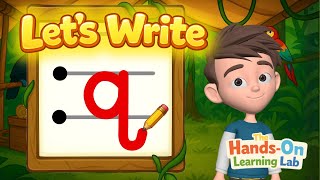 βοΈ Quick Write β Lowercase Q, Writing the Letter q #handwriting #handwritingpractice