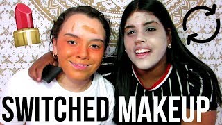 ME AND MY BEST FRIEND SWITCH MAKEUP AND GO OUT IN PUBLIC!