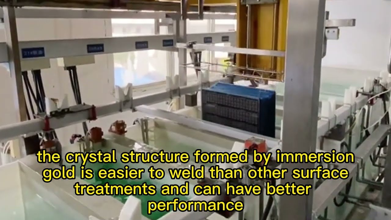 PCB manufacture:Immersion gold surface treament