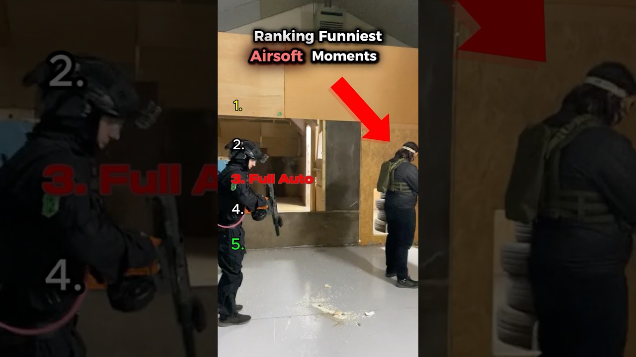 Ranking The Funniest Airsoft Moments! 🤣