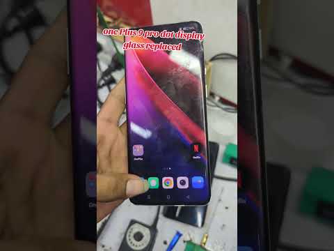 One plus 9 pro dot display glass replaced #oneplus#03145397505