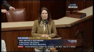 Rep. Michele Bachmann's Final Speech on House Floor
