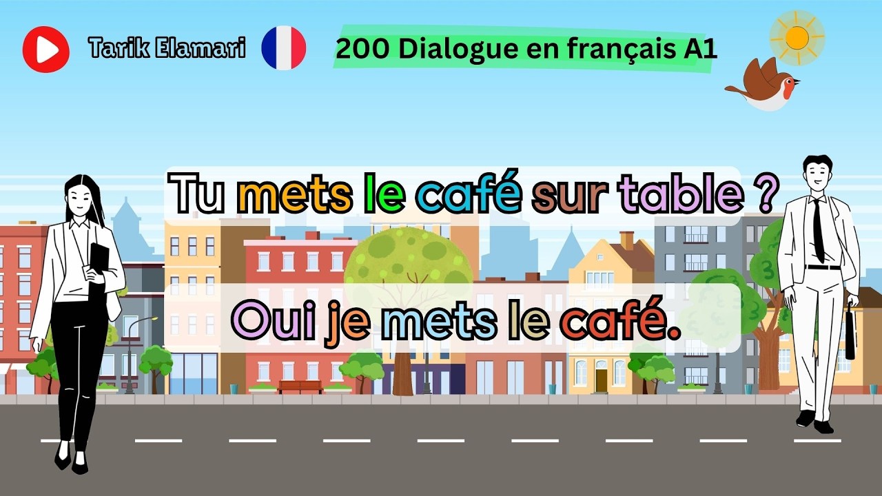 Apprendre le francais facilement A1 | 200 Dialogues en francais |