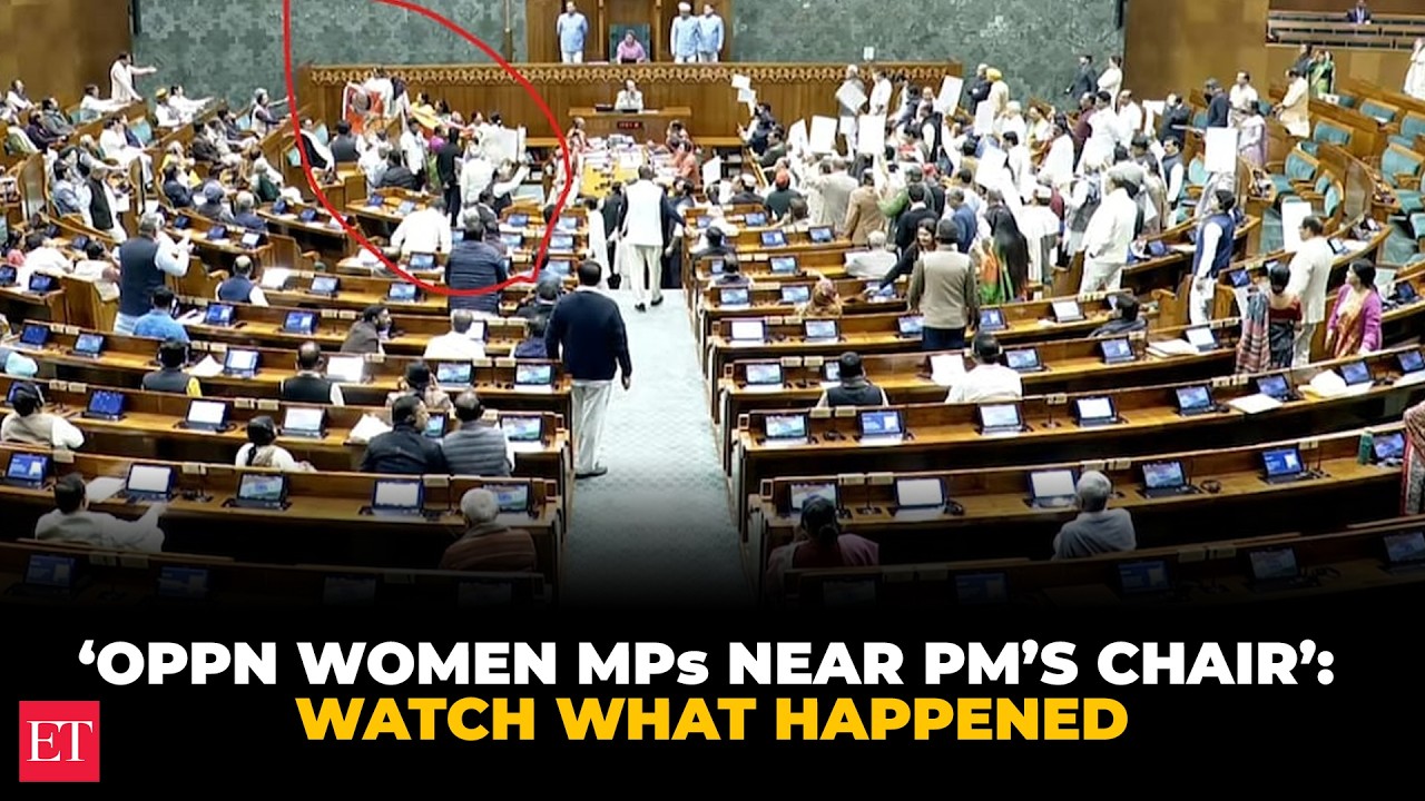 PM’s chair row: ‘Never seen such an act’; BJP condemns women MPs protest in LS; Priyanka deny claims