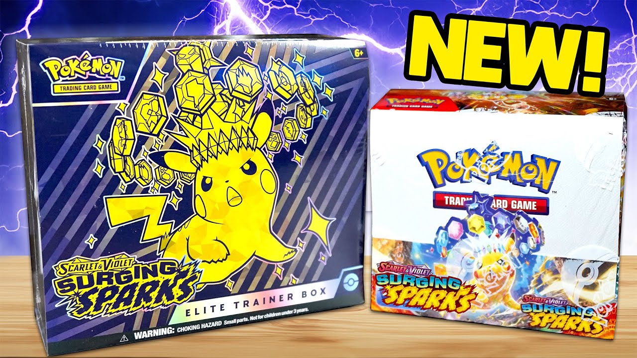 (GOLD PULLED!) Opening Pokmon Surging Sparks Booster Box & ETB (GOLD PULLED!) Opening Pokmon Surging Sparks Booster Box & ETB