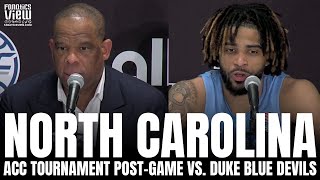 Hubert Davis & North Carolina Tar Heels Respond to Losing ACC Tournament vs. Duke on Lane Violation