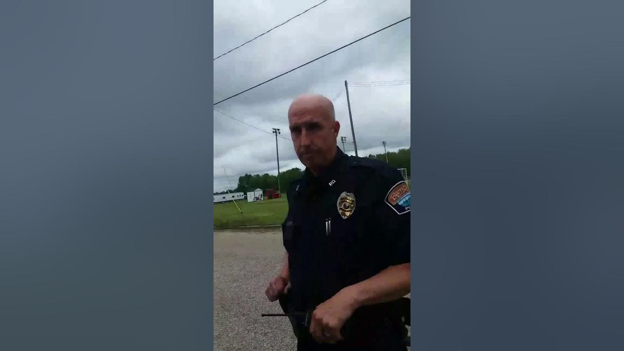 Barryton County Police Officer pulls over man for bad attitude & this