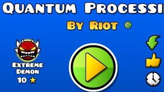 I BEAT QUANTUM PROCESSING IN PRACTICE MODE (SO HARD) #short #geometrydash #hardwork #games #extreme