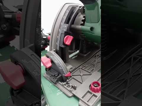 Погружающая дисковая пила (циркулярка) Parkside PTSS 1200 D3 с направляющей шиной (1200 Вт, 165 мм, Германия), видео 1