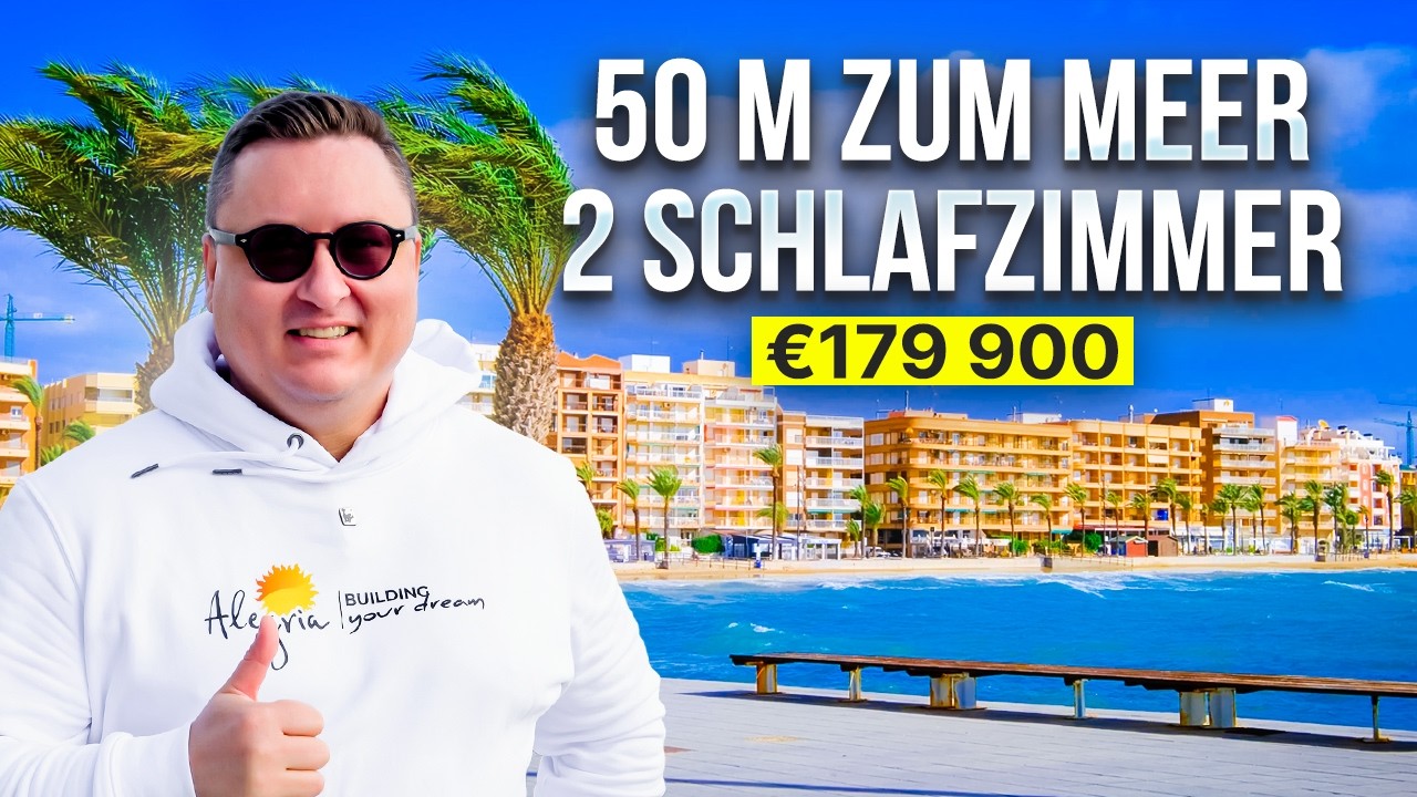 Immobilie in Spanien: 2-Zimmer-Wohnung in Torrevieja nur 50 m vom Meer – 179.900 €