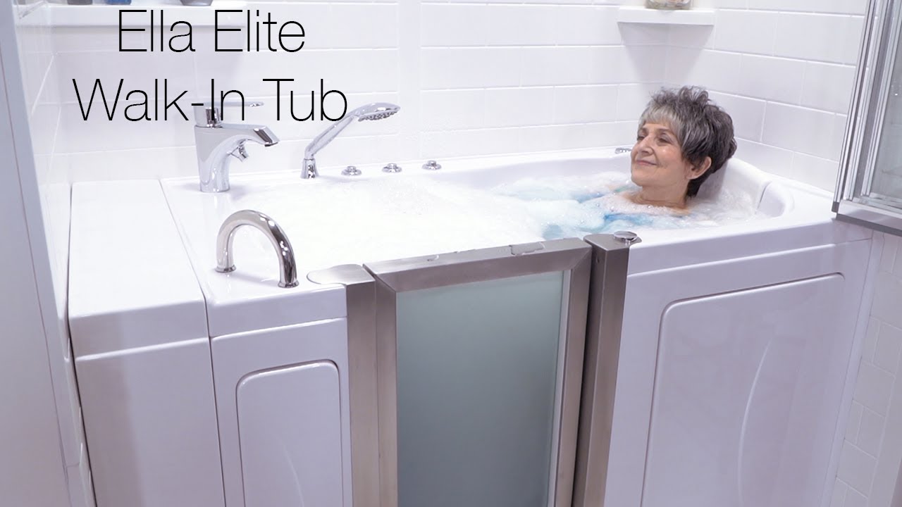 Elite Walk In Bathtub (30″ x 52″) RH Door, Drain