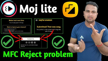 Moj lite new update Contact Us kay hai || moj lite Better luck next time || Submitted! That was easy