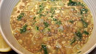 شوربة العدس على الطريقة اللبنانية! صحية و رائعة في فصل الشتاء Healthy and yummy Lebanese lentil soup by Meriem’s Everyday Food 399 views 5 years ago 2 minutes, 47 seconds