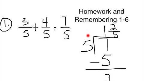 Math Expressions - Homework and Remembering 1-6
