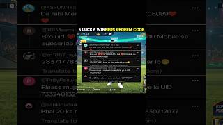 Free Fire 5 Lucky Winners Redeem Code Giveaways! 🎁 | Google Play Recharge Code ₹30