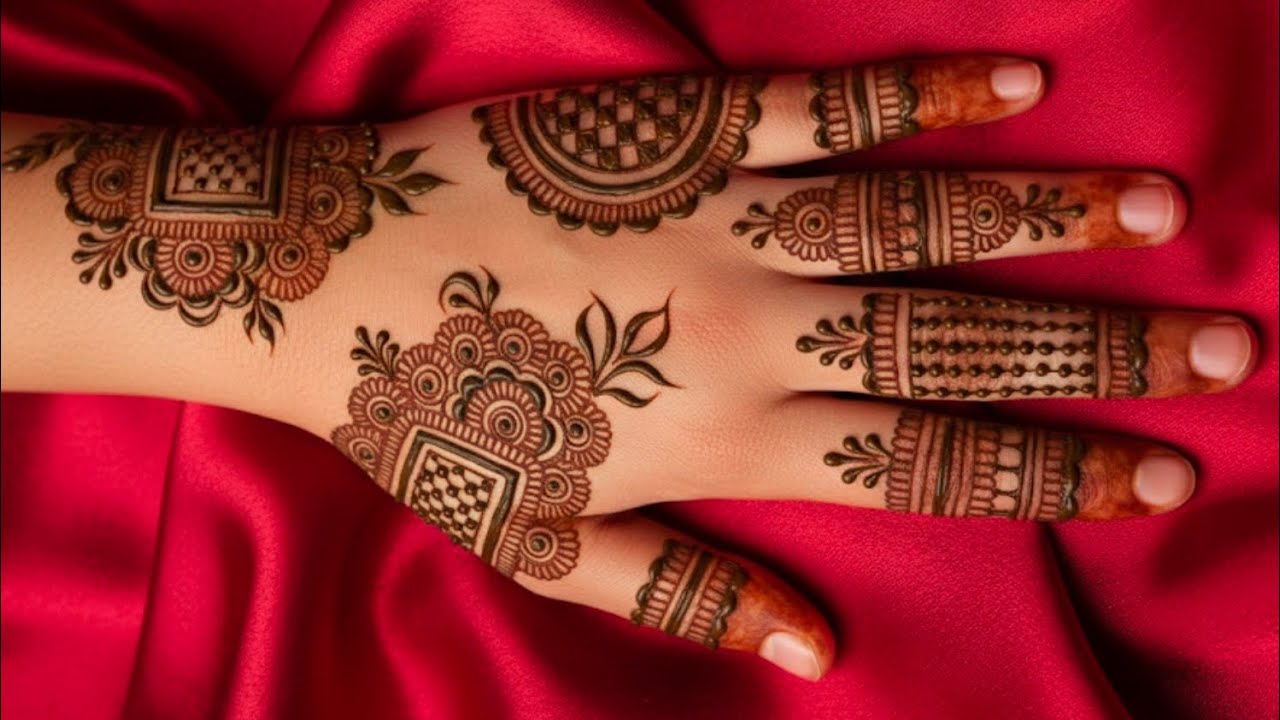 Beautiful Arabic Henna Design || New Trending Mehndi Design || Easy Simple Mehndi Design 