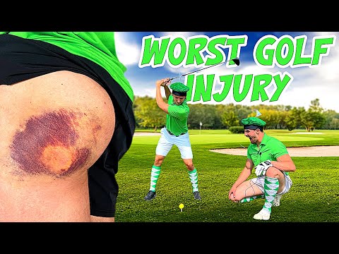 Creating the WORST GOLF BALL INJURY of all Time *SEVERE DAMAGE*