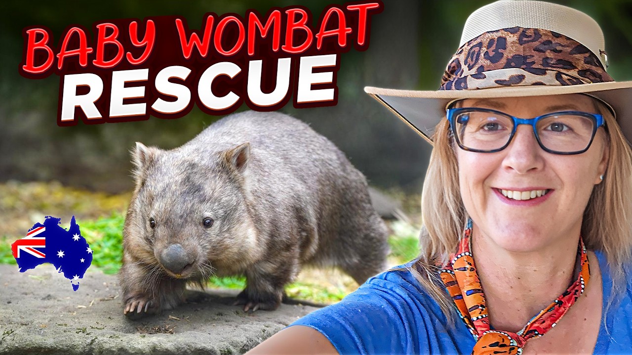 Meet Beanie The Cutest Baby Wombat | Rescue Story at Bonorong Wildlife Sanctuary