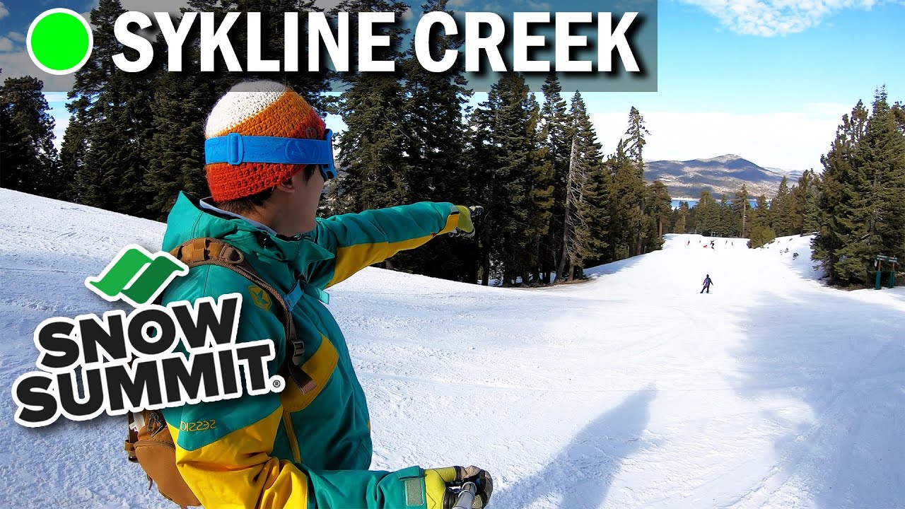 Snowboarding at Snow Summit(Big Bear), Skyline Creek Snowboarding YouTube