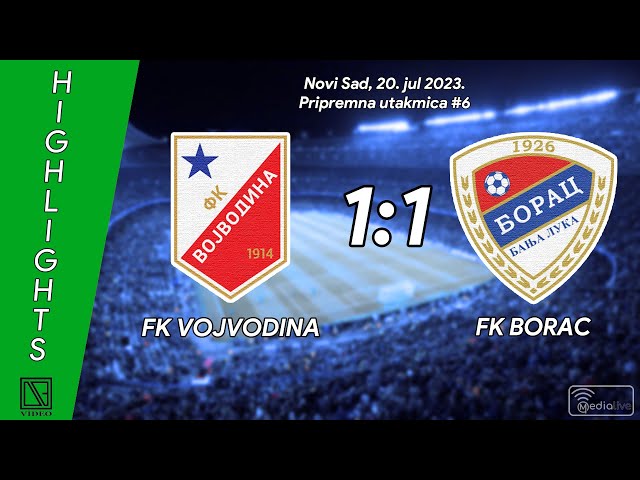 FK Vojvodina Novi Sad 0-1 FK Borac Cacak :: Highlights :: Videos