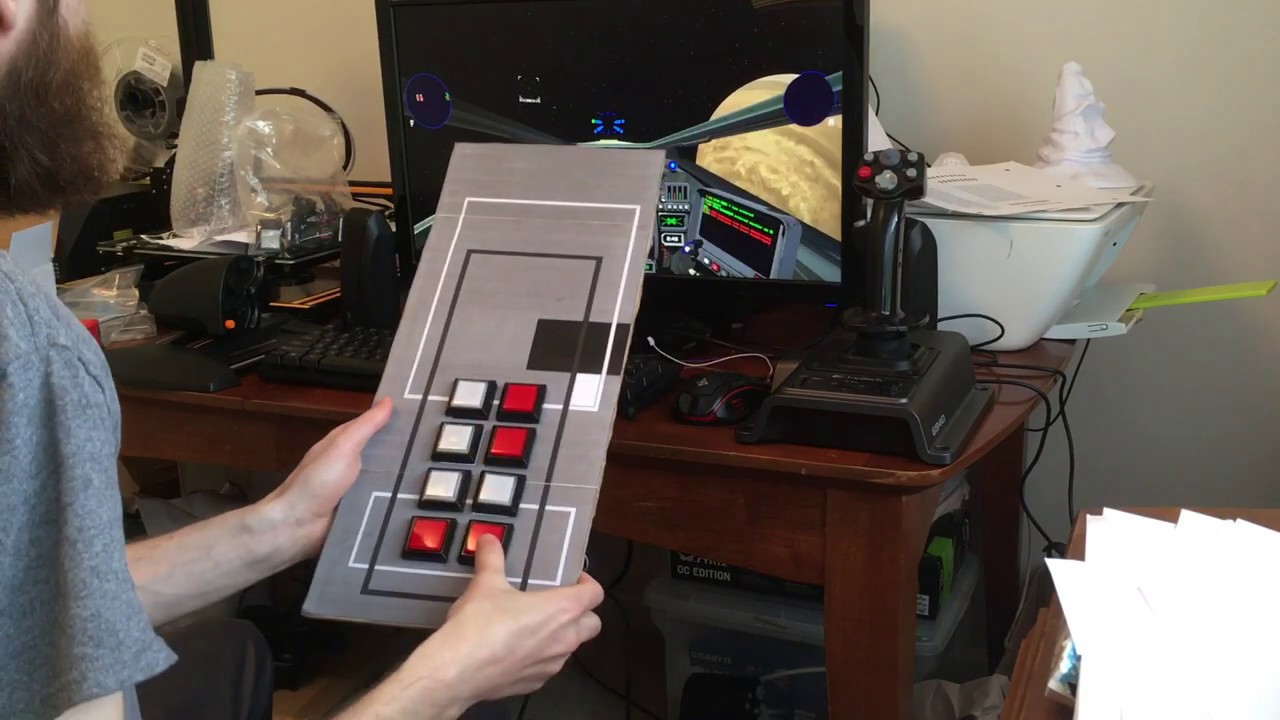 X-Wing simpit build part 1, button panel button box - YouTube
