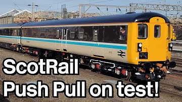 ScotRail Class 47 Push Pull WCML testing at Crewe | 47712 Lady Diana Spencer & DBSO 9707