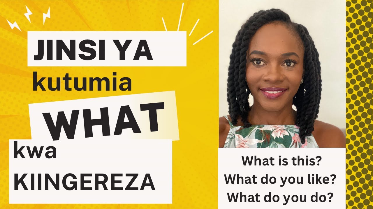JINSI YA KUTUMIA 