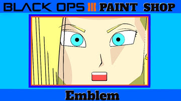 Black Ops 3 - Android 18 Emblem Tutorial