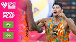 Evandro/Arthur Lanci vs. Andre/Renato - Pool Play Highlights | Montréal 2026 #BeachProTour