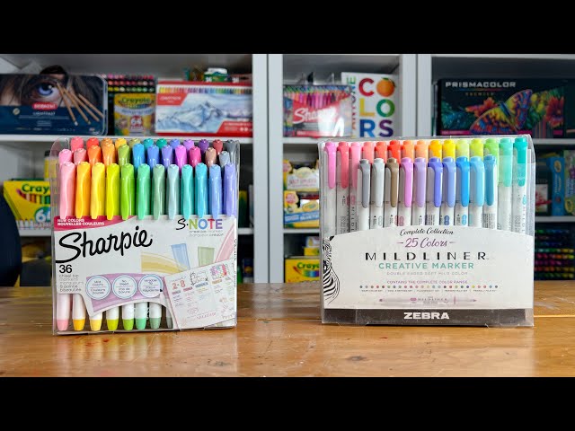 Mildliner VS S-Note Highlighter Markers 