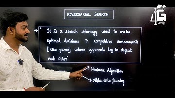 Adversarial Search in Tamil | Minimax Algorithm in Tamil | Alpha Beta Pruning in Tamil | AI & ML