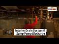 Interior Drain System Installation