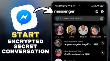 How to Start an Encrypted Secret Conversation in Messenger in SECONDS!
