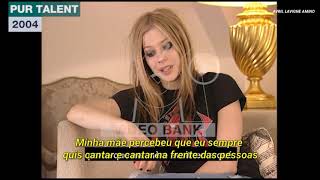 Avril fala sobre como começou sua carreira em uma entrevista de 2004 (Legendado)