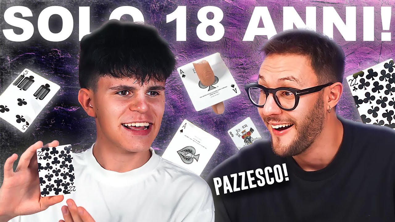 QUESTO RAGAZZO di 18 ANNI CREA CARTE TRUCCATE IMPOSSIBILI! 🤯