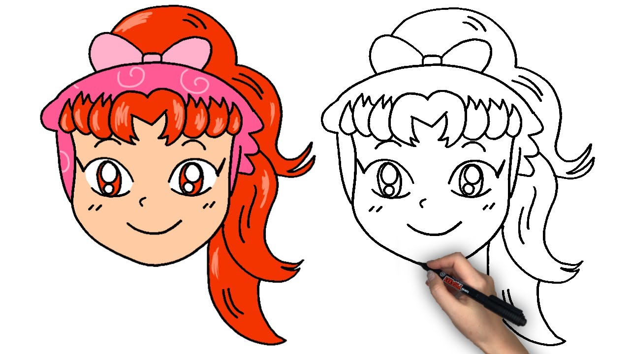 忍たま乱太郎のくノ一のユキの描き方 How To Draw A Yuki 234 Youtube