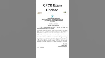 Cpcb Exam Answer key challenge update👍